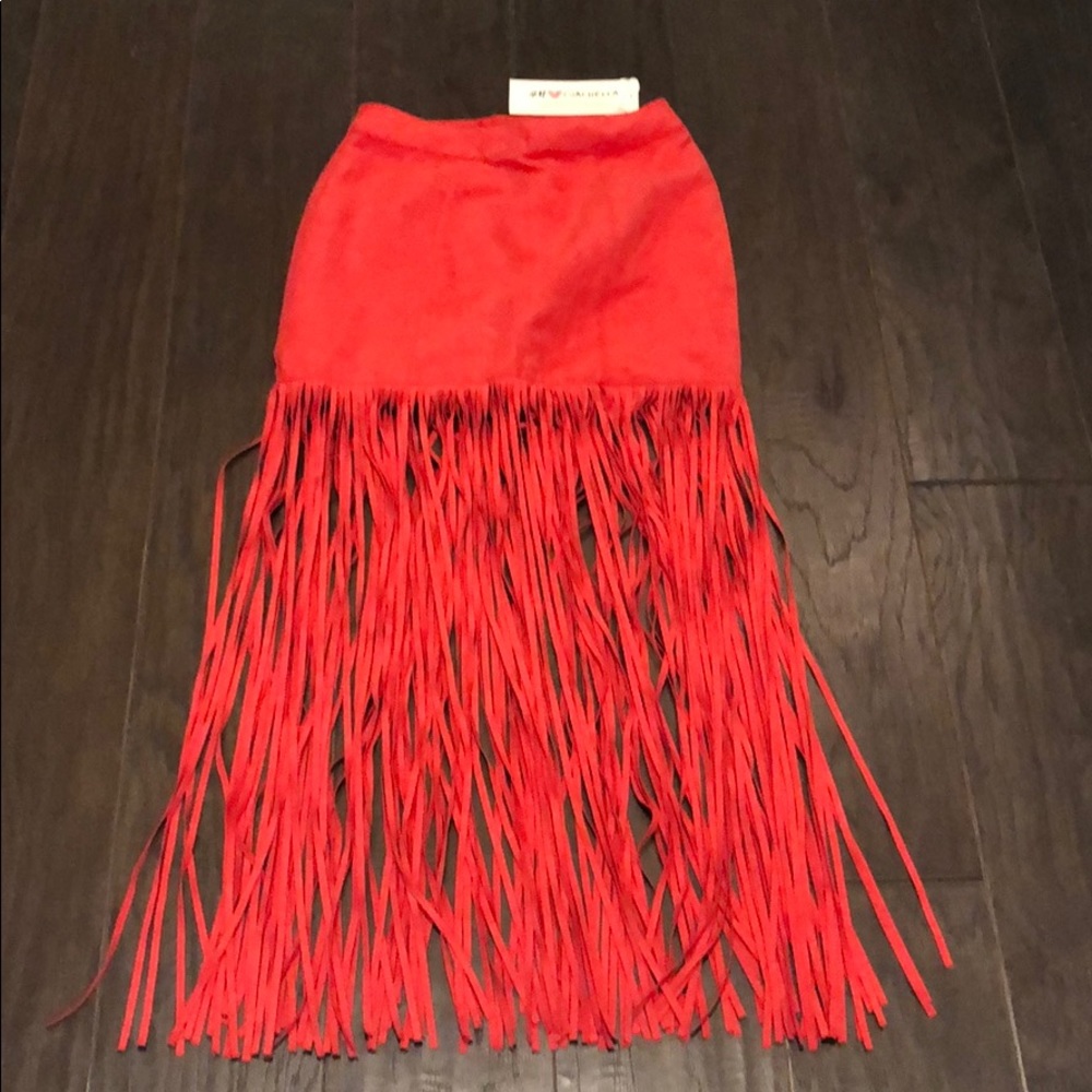 Cute fringe skirt